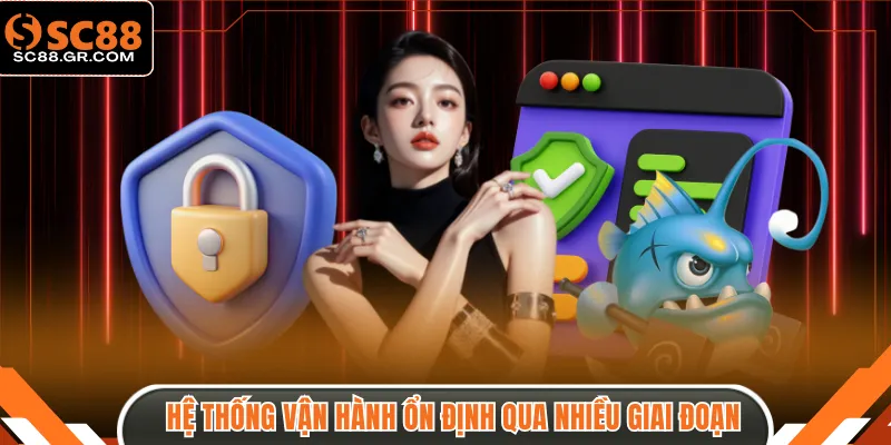 Hệ thống vận hành ổn định qua nhiều giai đoạn
