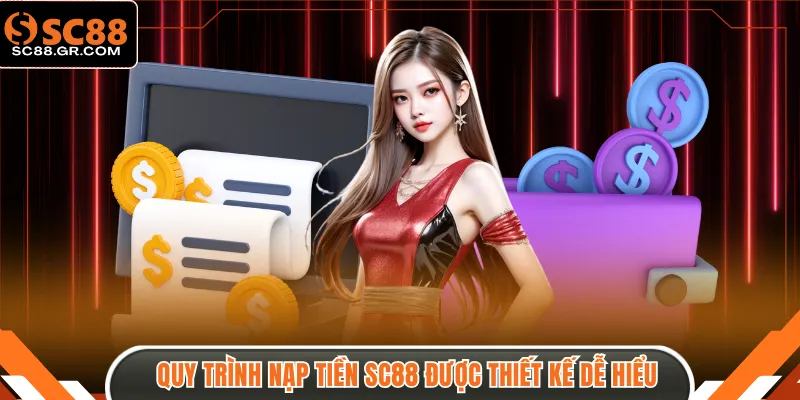 Quy trình nạp tiền SC88 được thiết kế dễ hiểu