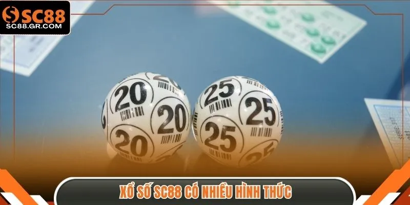 Xổ số SC88 có nhiều hình thức